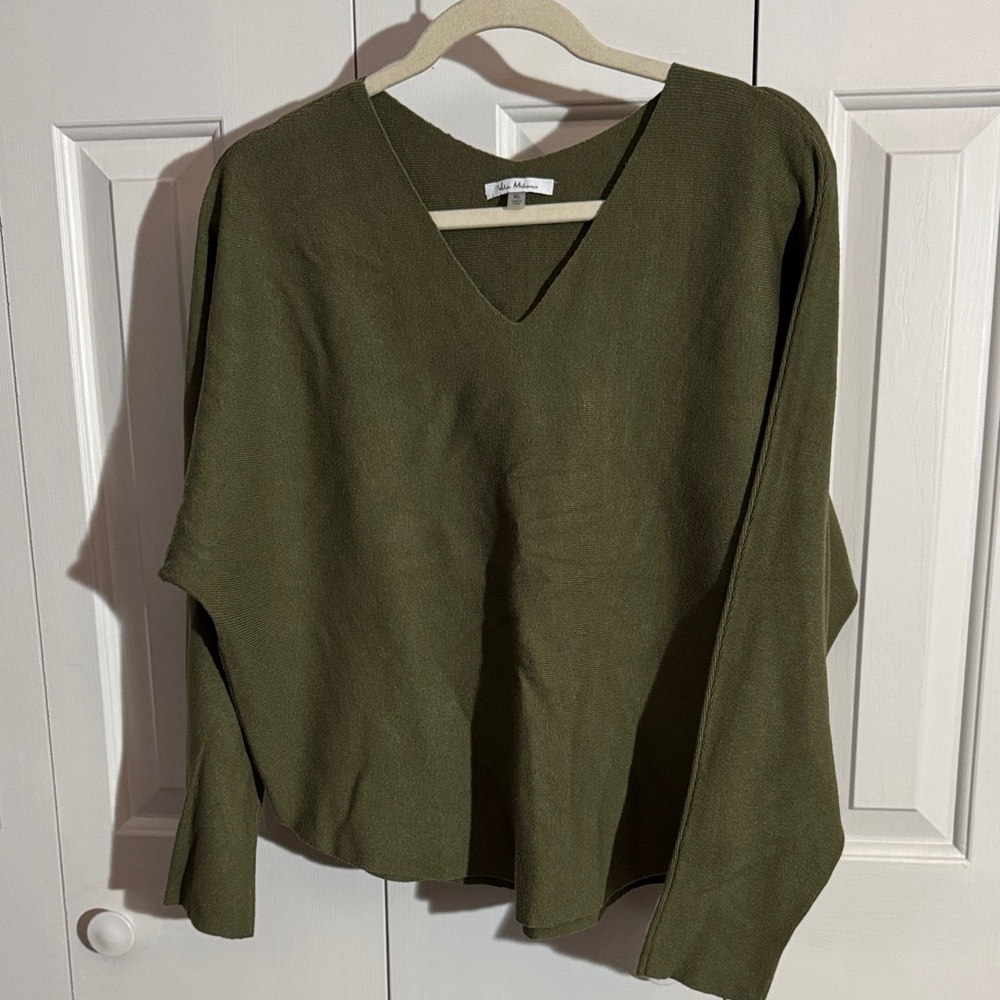 Vila Milano Olive Knit Top